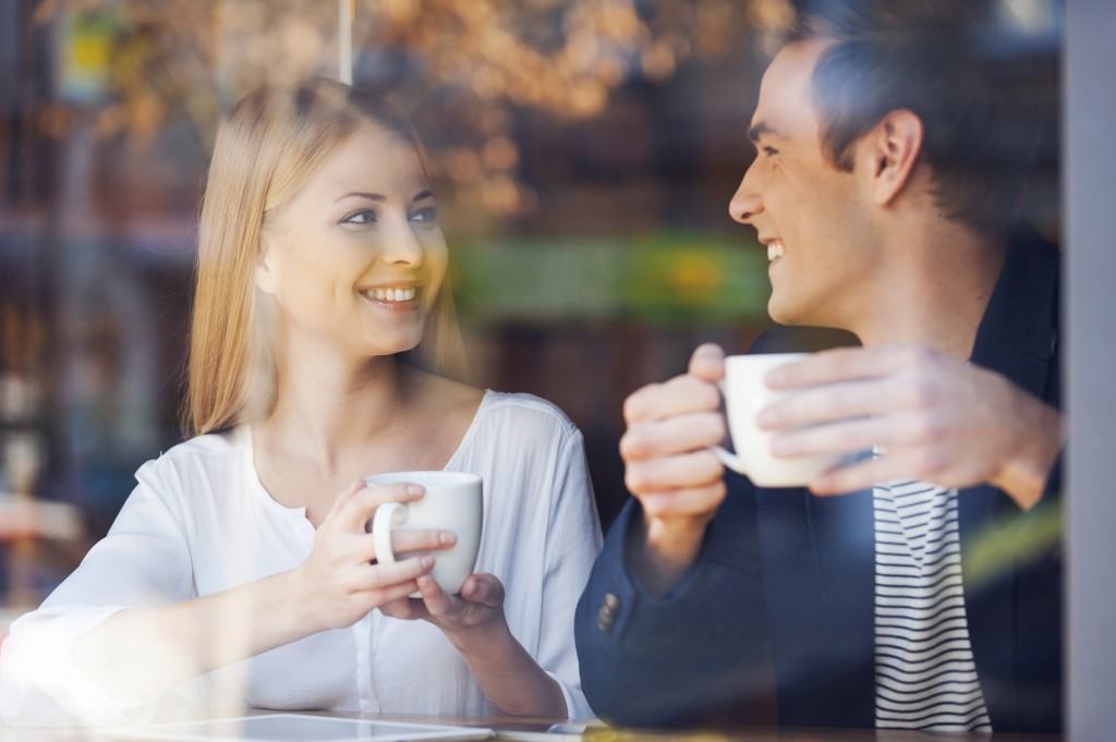 Enjoying Fresh Coffee Together