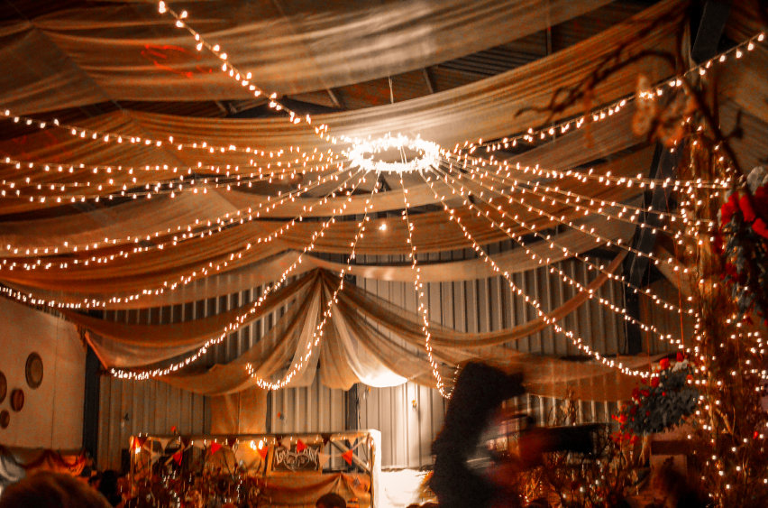 Fairy lights at a party iStock_000077104815_Small