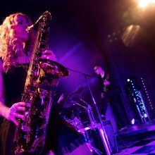 Saxophone player solo taken from event hosted by The Talent.